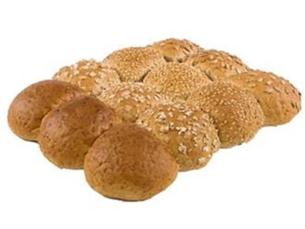 Zak bruine partybroodjes