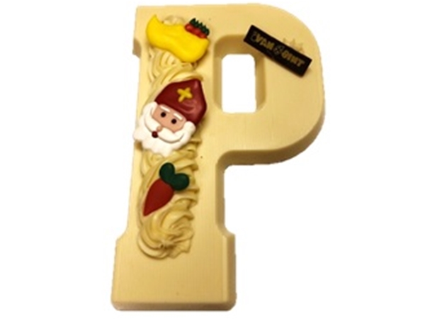 Chocoladeletter Wit Groot